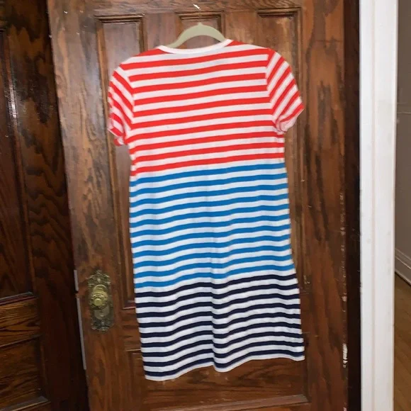 NWT J Crew Colorblock T Shirt Dress - Picture 3 of 4